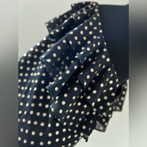 Yumi Kim Sparks Fly One Shoulder Top in Hot Spot Gold Polka Dot - Picture 16 of 16